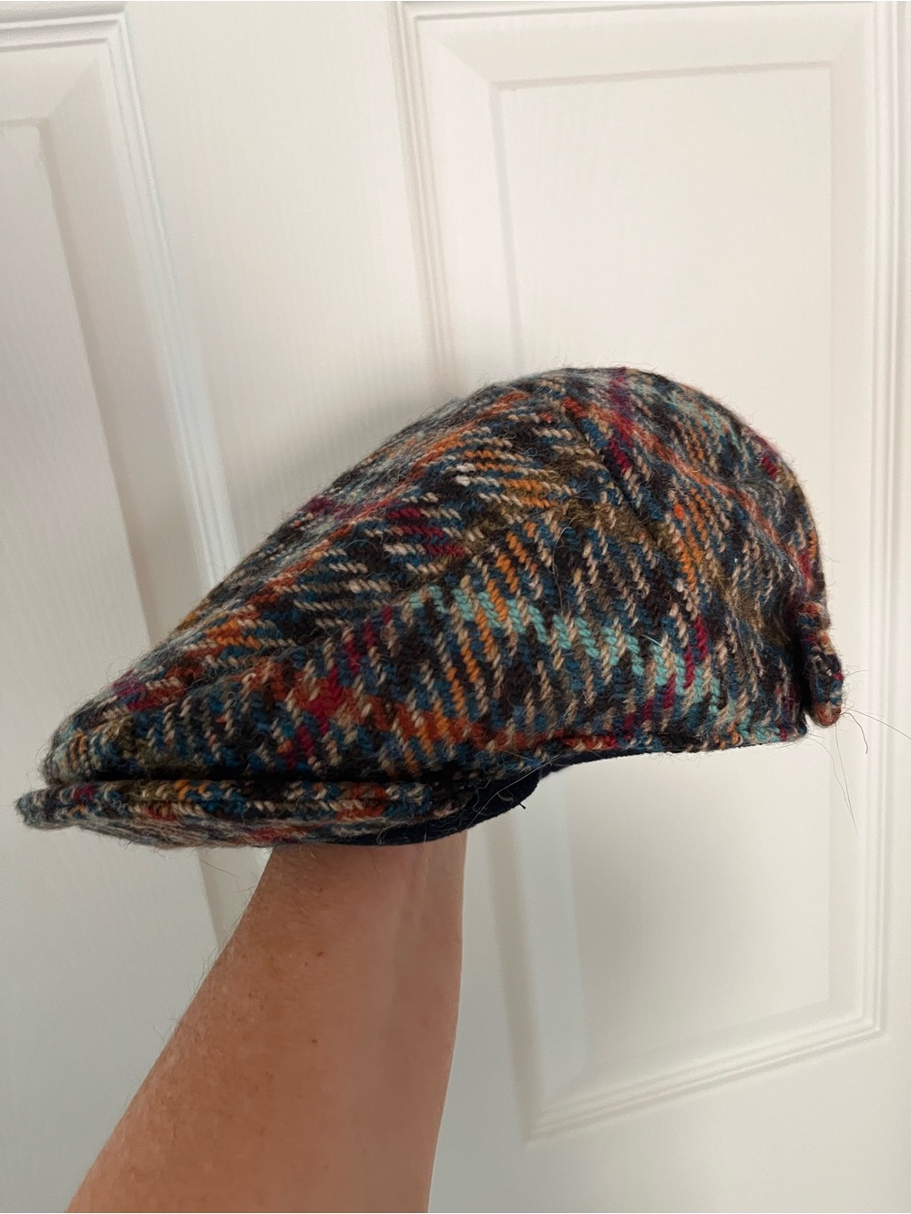 Grevi SzM Made it Italy Unisex Multicolor Tweed Cap